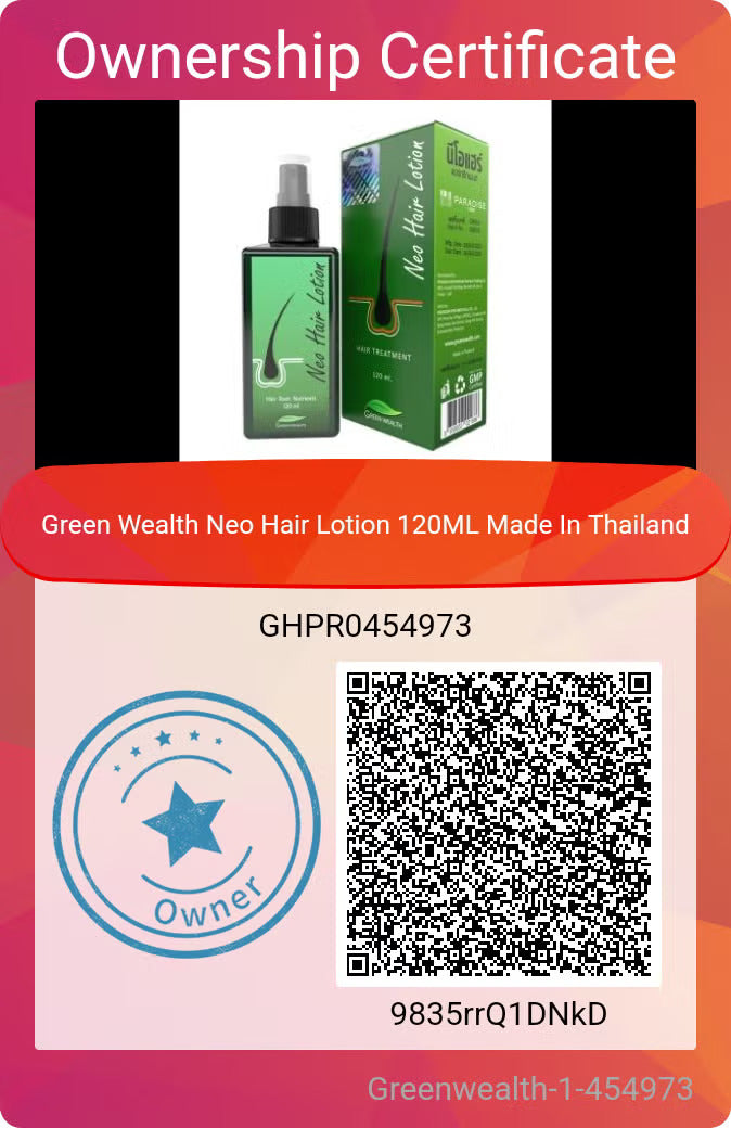 New Hair Lotion Hair Growth + FREE DERMA ROLLER